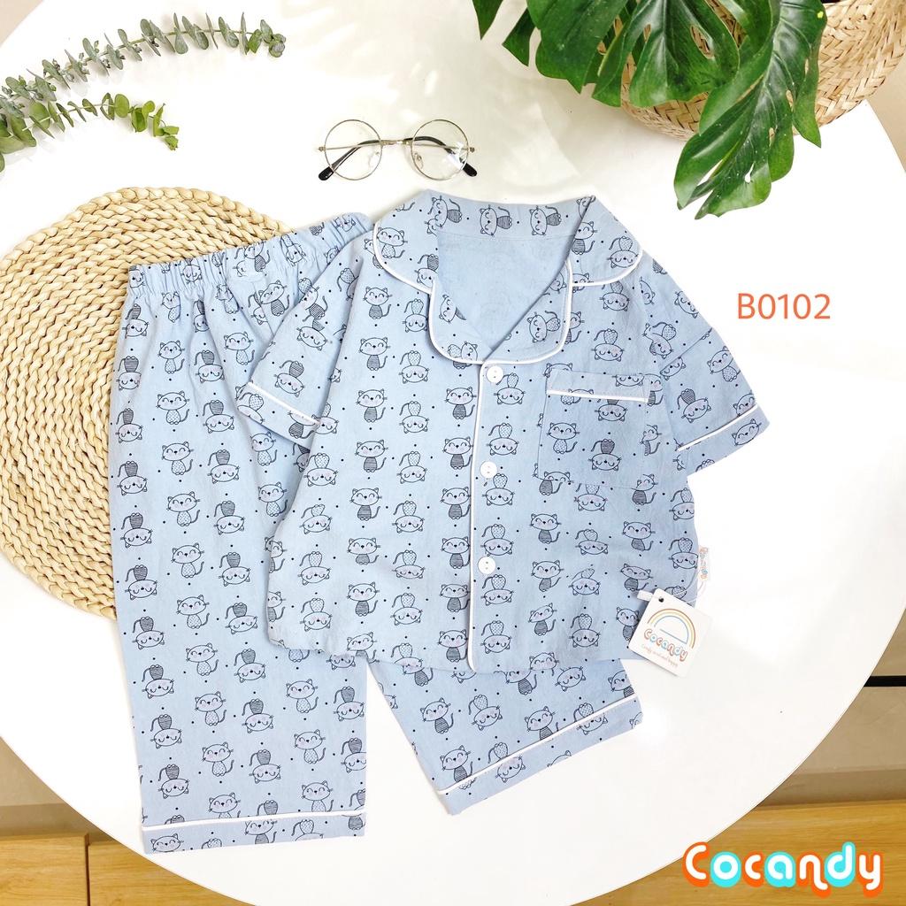 Bộ Pijama hình thú dễ thương bé trai, bé gái của COCANDY mã B0101,B0102,B0103