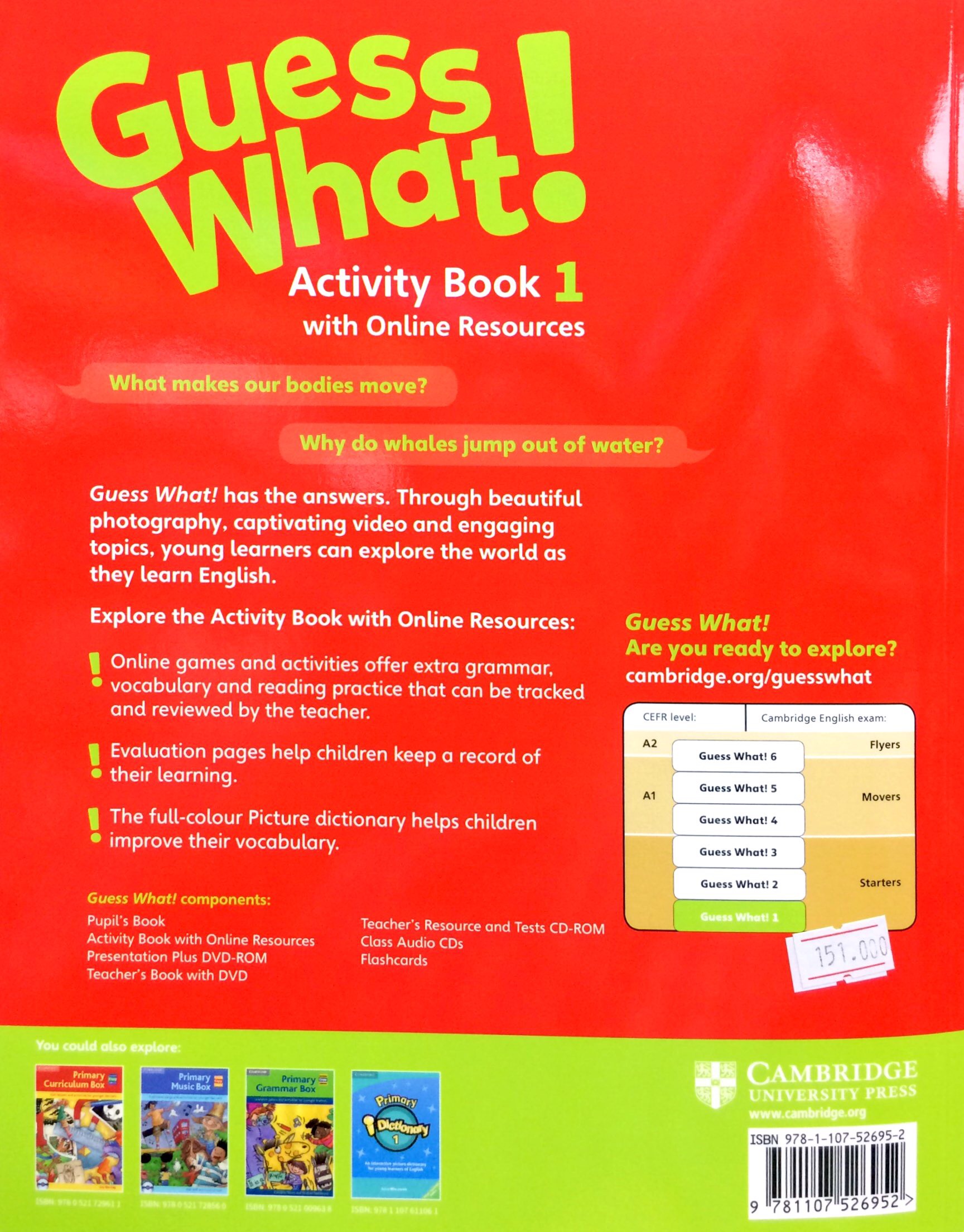 Guess What! Level 1 Activity Book with Online Resources British English