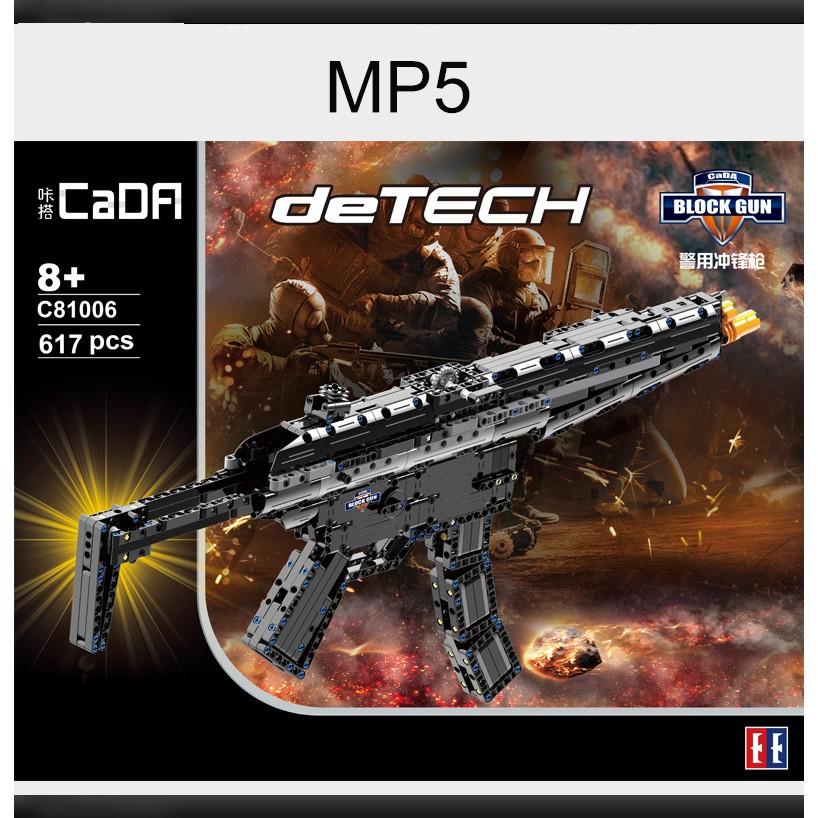 Đồ Chơi Lắp Ráp Kiểu Lego Mô Hình Súng MP5 PUBG 617 Mảnh Ghép