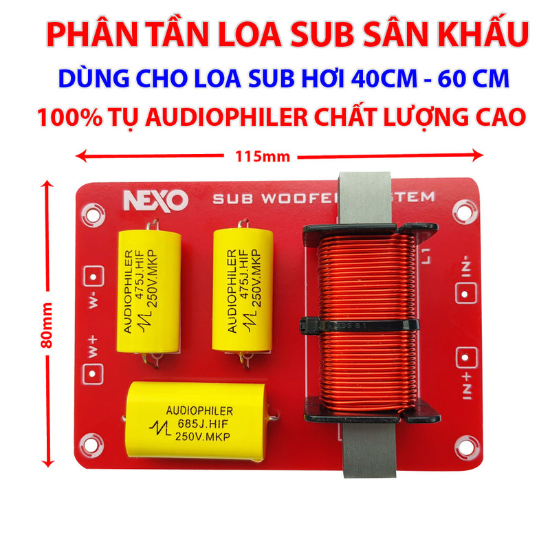 MẠCH PHÂN TẦN SUB DÙNG CHO LOA SUB SÂN KHẤU VÀ GIA ĐÌNH - MẠCH LỌC SUB WOOFER - LOA SIÊU TRẦM - MẠCH LỌC SUB HƠI - MẠCH LỌC SUB SÂN KHẤU - MẠCH PHÂN TẦN LOA SUB