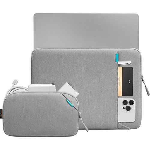 Túi chống sốc Tomtoc Defender-A13 Laptop Sleeve Kit MBook 15 inch A13E3 - Hàng chính hãng