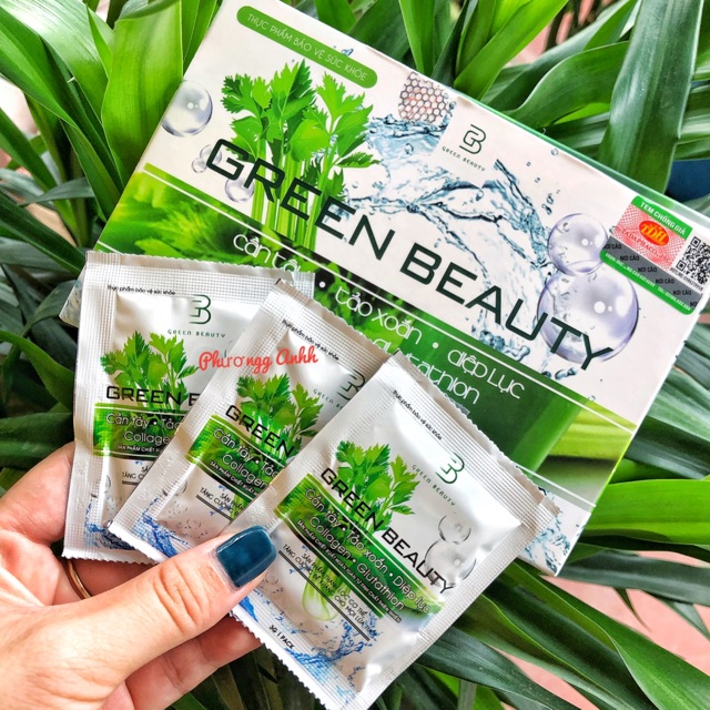 Bột Cần Tây Giảm Cân Green Beauty, Giảm Cân Giảm Mỡ Eo Thon Dáng Đẹp