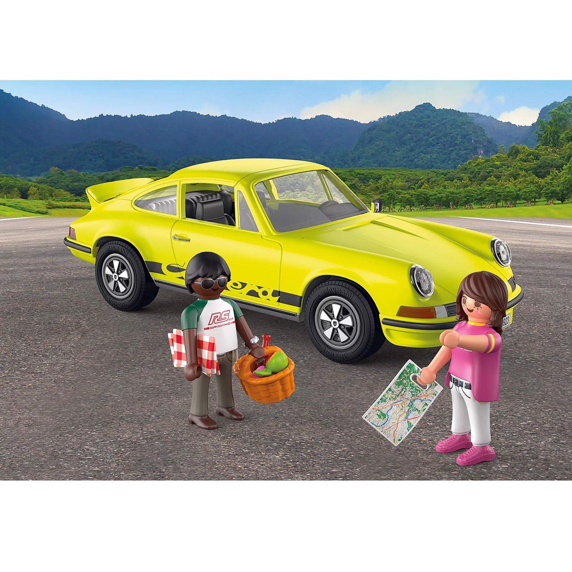 Đồ chơi mô hình Playmobil Xe thể thao Porsche 911 Carrera RS 2,7 1:17 kèm nhân vật 39 pcs