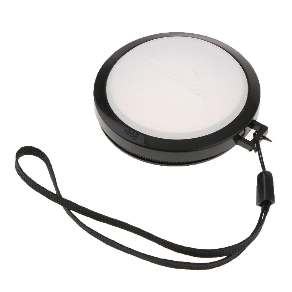 White Balance Lens Cap Cover Protector with Filter Thread for Camera