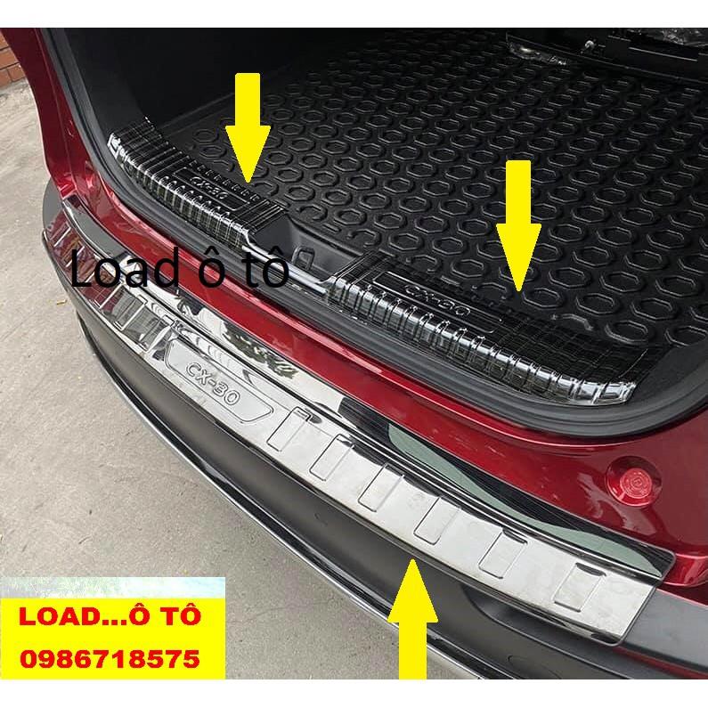 Bộ Chống Trầy Cốp Xe Mazda CX30, CX3 2022 Trong Ngoài Vân Titan Cao Cấp