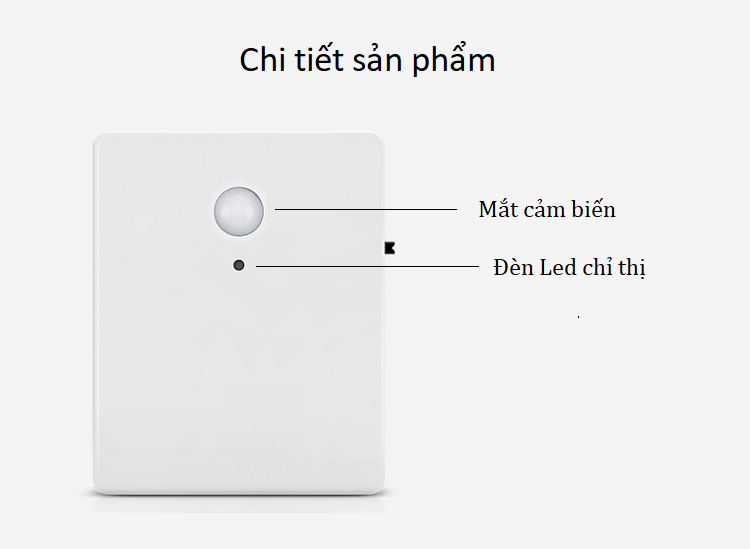 Chuông Báo Khách Có Mắt Quét Cảm Biến Hồng Ngoại V4 Y589