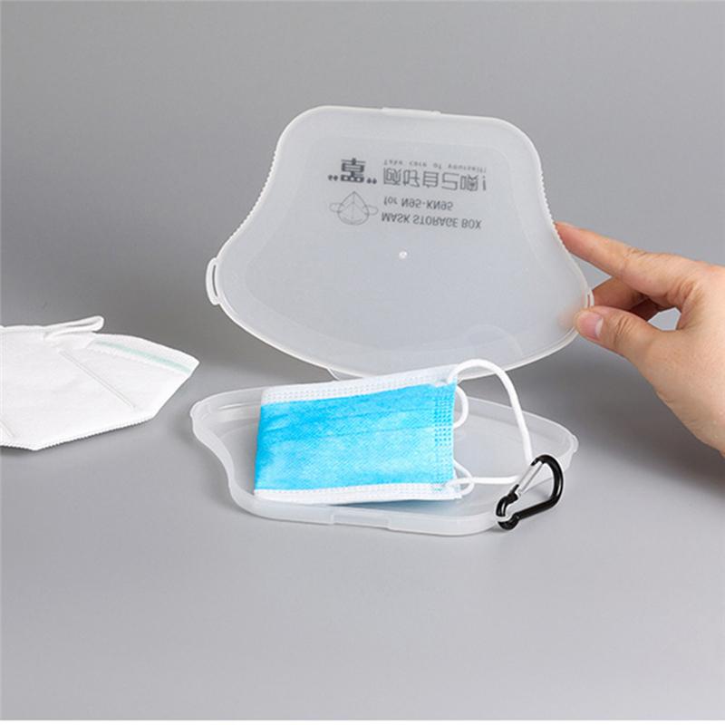 Hộp Đựng Khẩu Trang Bằng Nhựa Chống Bụi Gấp Gọn Tiện Dụng