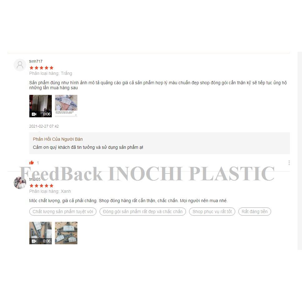 Thùng Rác Đạp Chữ Nhật Hiro 15L có lõi Chính Hãng Inochi