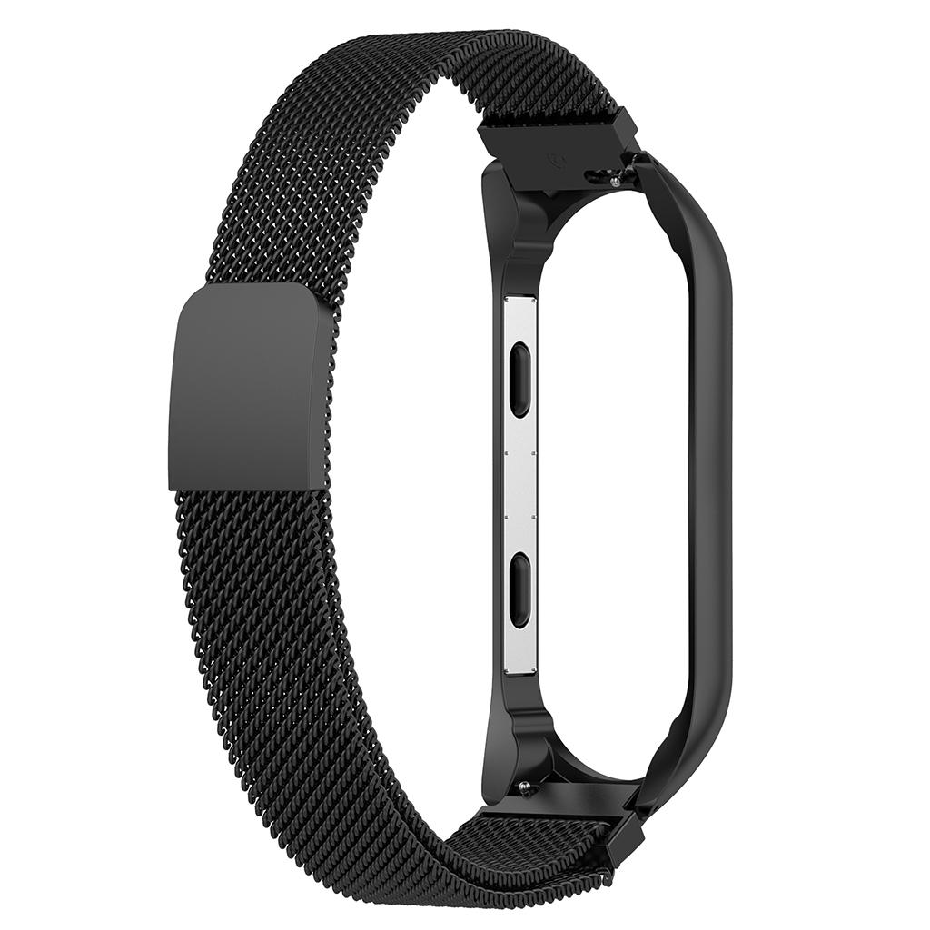 Stainless Steel Replacement Band Fitness Sports Activity Bracelet Wristband for Xiaomi Mi Band 3,Mi Band 4