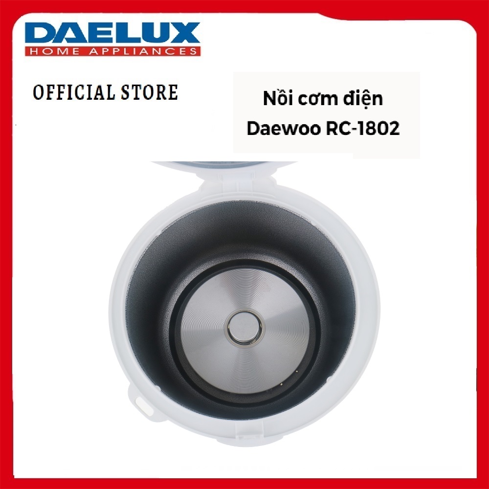 Nồi Cơm Điện DAEWOO RC-1802 - 1.8L (Vàng Đồng) - Hàng chính hãng