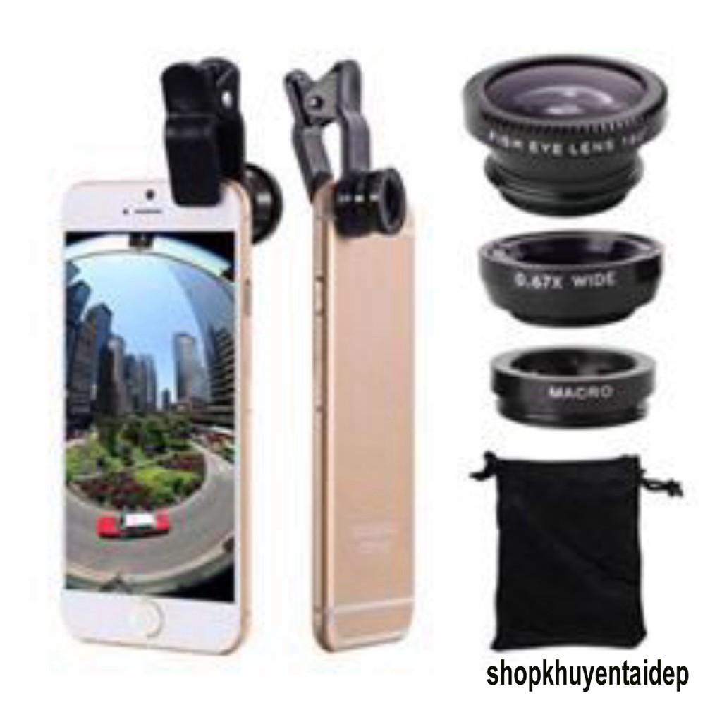 Bộ 3 Lens chụp hình cho điện thoại