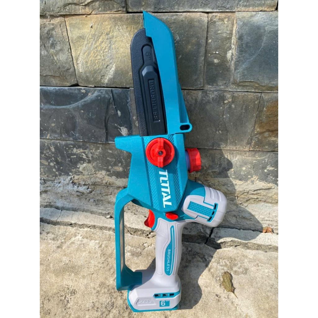 MÁY CƯA XÍCH MINI KHÔNG CHỔI THAN DÙNG PIN 20V (KHÔNG KÈM PIN &amp; SẠC) TGSLI2066 TOTAL -HÀNG CHÍNH HÃNG