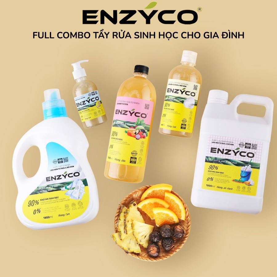 Bộ 5 Sản Phẩm Tẩy Rửa Sinh Học ENZYCO 90% Enzyme Lên Men Từ Dứa Bồ Và Bồ Hòn생물학적 세정 제품 세트Biological cleaning product set