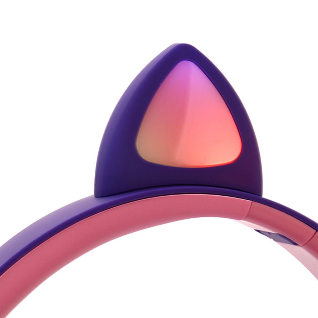 Bluetooth Headset Foldable Over The Ear Stereo Headphone Microphone Mic New