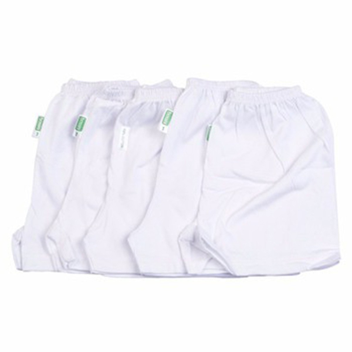 5 quần ngắn trắng cho bé sơ sinh (2-13kg)