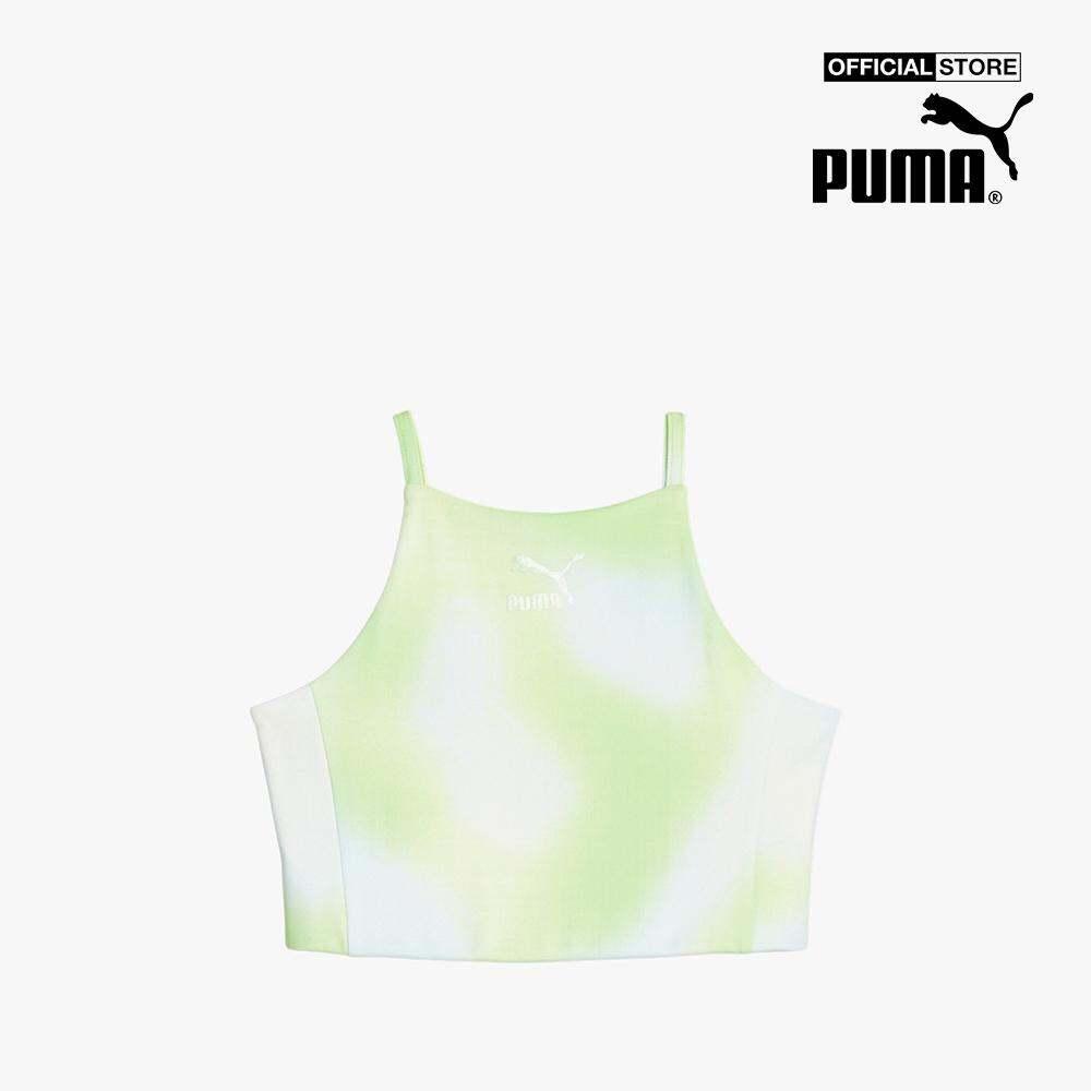 PUMA - Áo ba lỗ thể thao nữ phom croptop Classics Beach Days 622638