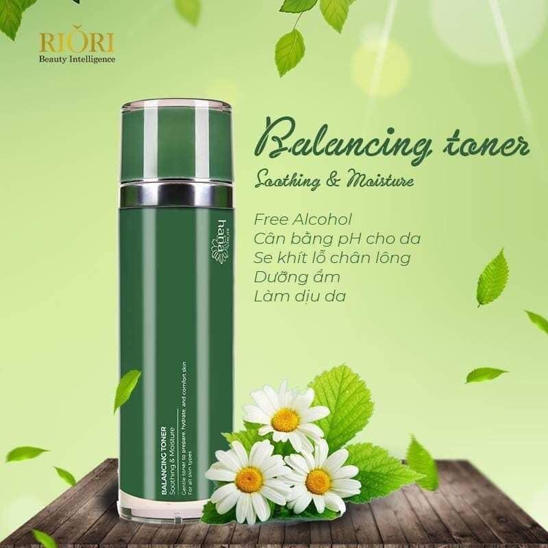 Nước hoa hồng RIORI BALANCING TONER 120G (loại cao cấp chai xanh)