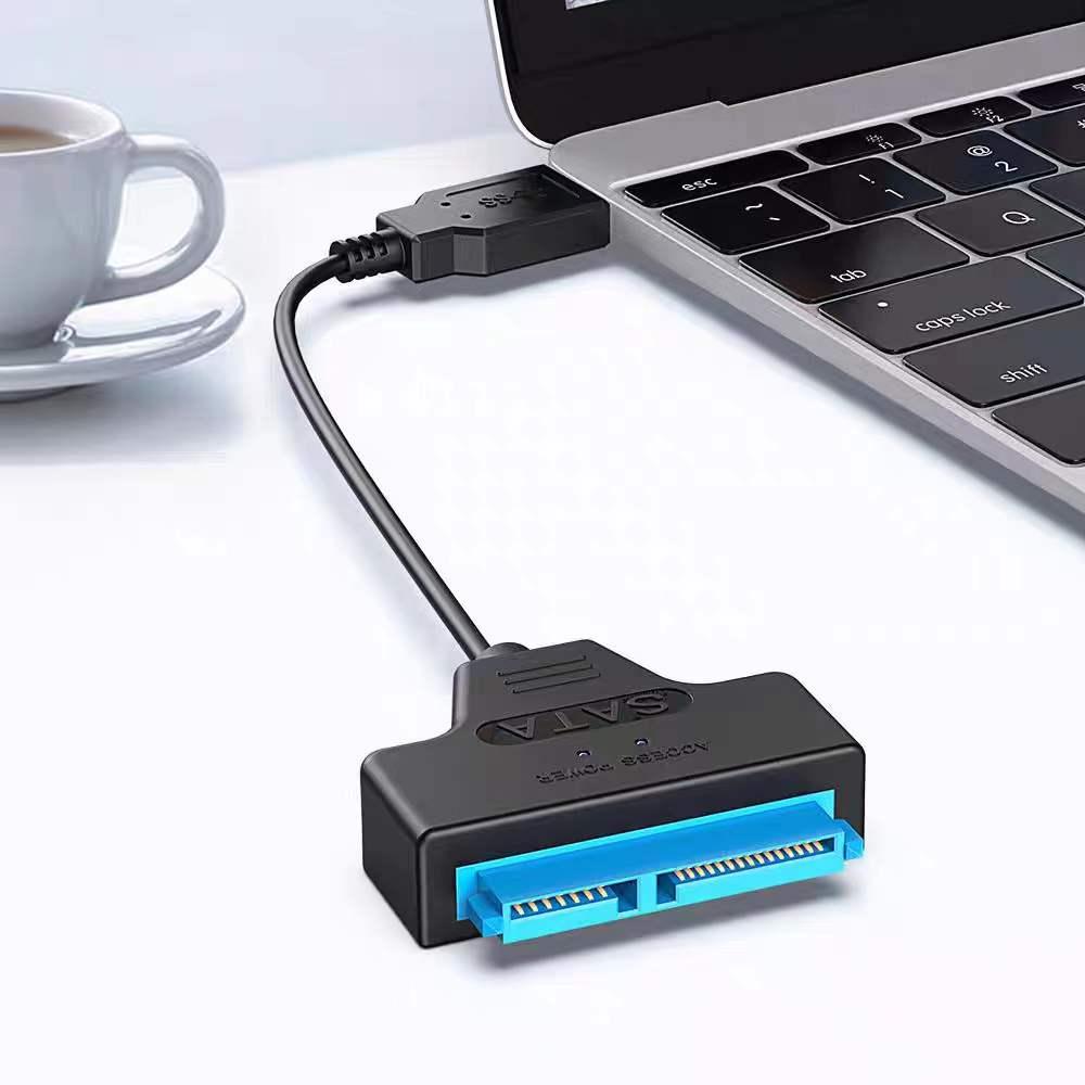 SATA to USB 3.0 / 2.0 Cable Up to 6 Gbps for 2.5 Inch External HDD SSD Hard Drive SATA 3 22 Pin Adapter USB 3.0 to Sata III Cord