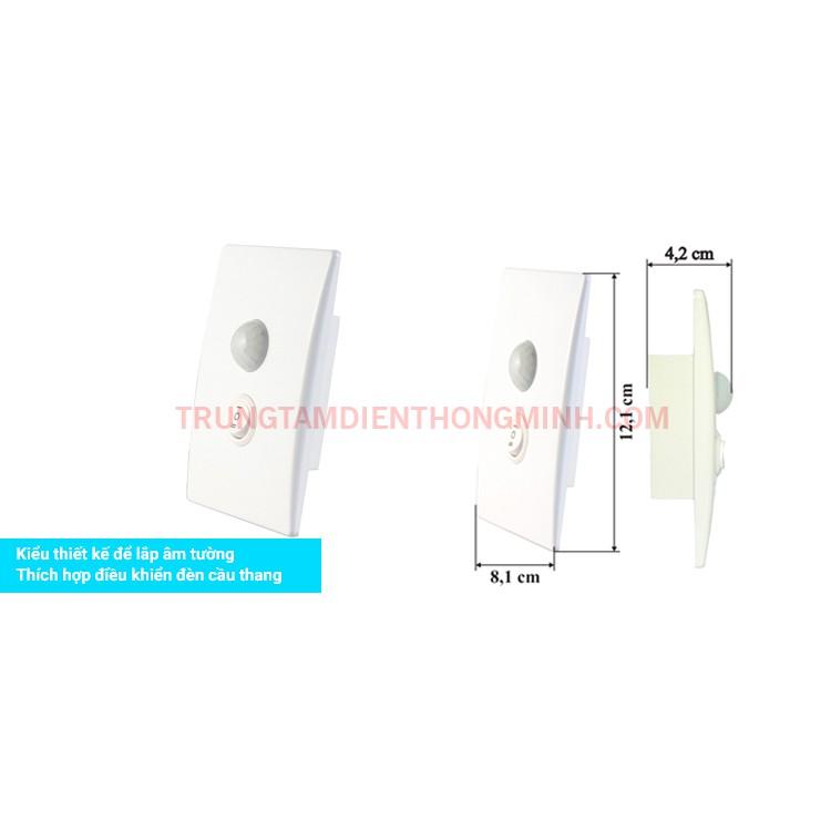 Công tắc cảm ứng hồng ngoại Kawasan lắp âm tường SS201 - Hàng chính hãng