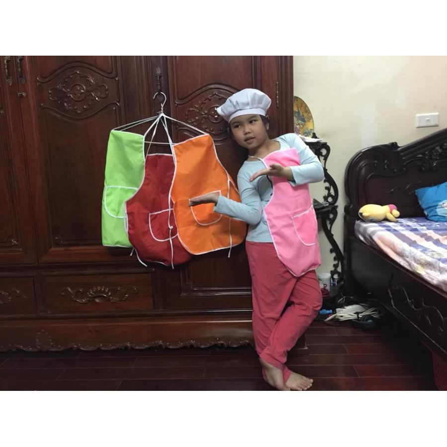 Bộ tạp dề + mũ nấu ăn dành cho bé