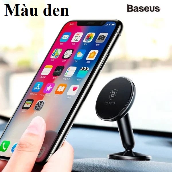 Giá đỡ điện thoại từ tính dán táp-lô trên xe hơi Baseus Bullet 360 - Hàng chính hãng