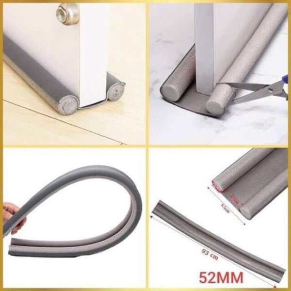 Nẹp Mút Xốp Chặn Đáy Khe Cửa, Gió Mùa, Cách Nhiệt, Cách Âm, Ngăn Côn Trùng, Chống Kẹt Tay Chân Bé