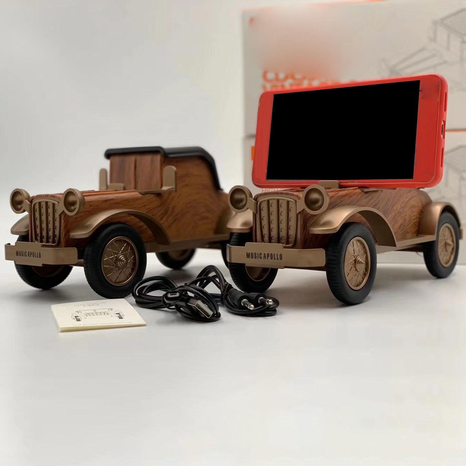 Vintage portable Speaker Subwoofer Rechargeable Mini for Hiking car