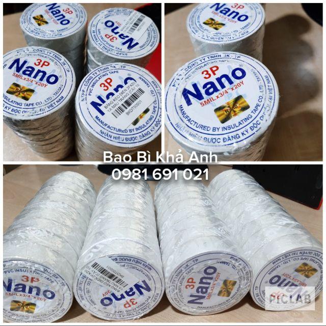 BĂNG KEO ĐIỆN NANO MÀU ĐEN (10 CUỘN)