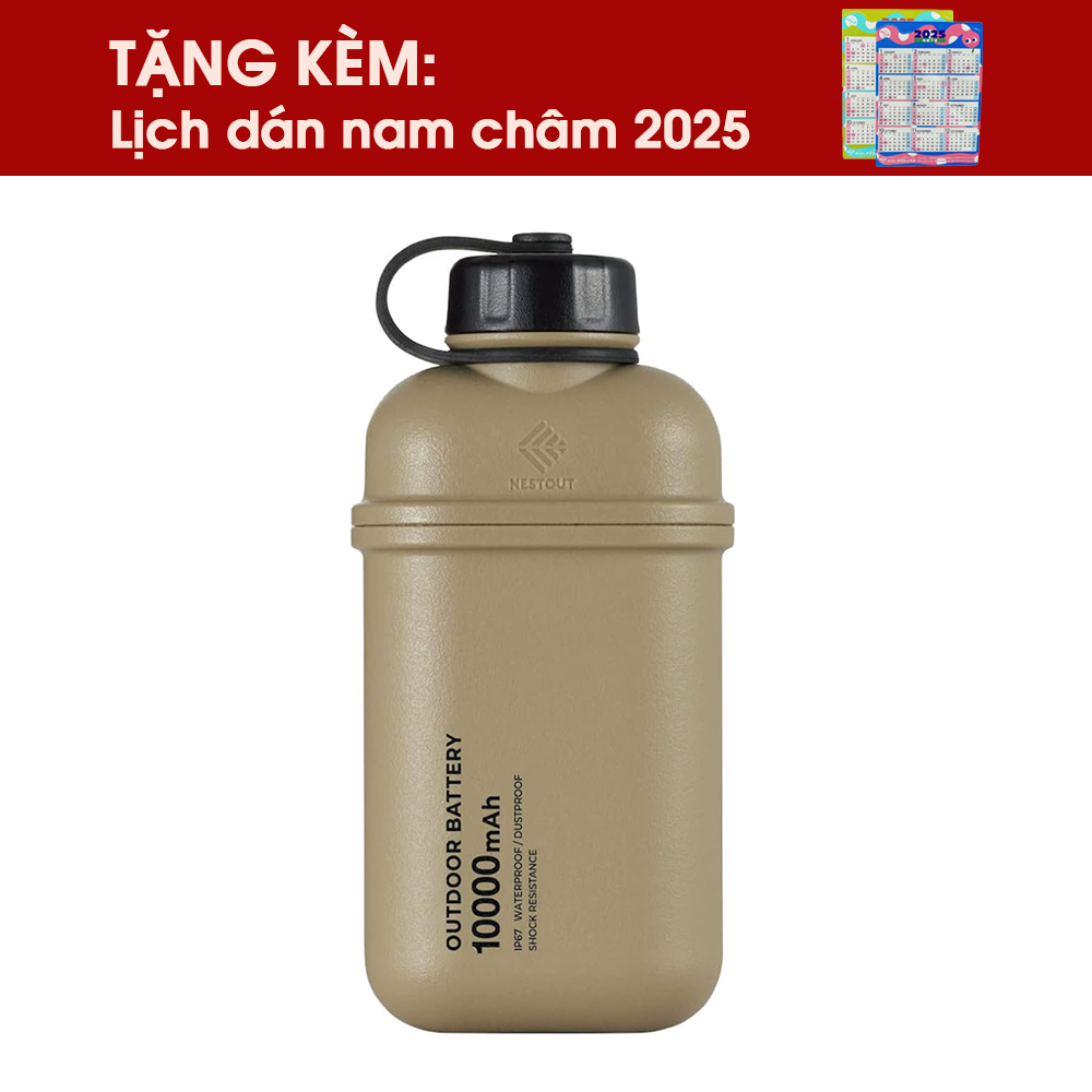Pin Sạc Dự Phòng Di Động Chuyên Dụng Ngoài Trời ELECOM NESTOUT Outdoor Battery (10000mAh) - Hàng Chính Hãng - ELECOM OFFICIAL SHOP
