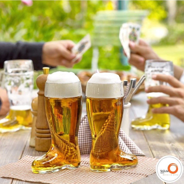 Ly Uống Bia Độc Lạ Hình Chiếc Ủng Stolzle Bierstiefel Beer Boot Glass 250ml - Cốc Bia Chất Lượng Cao - Làm Bằng Máy - Lý Tưởng Làm Quà Tặng