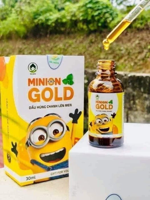 Dầu húng chanh lên men Minion gold 30ml