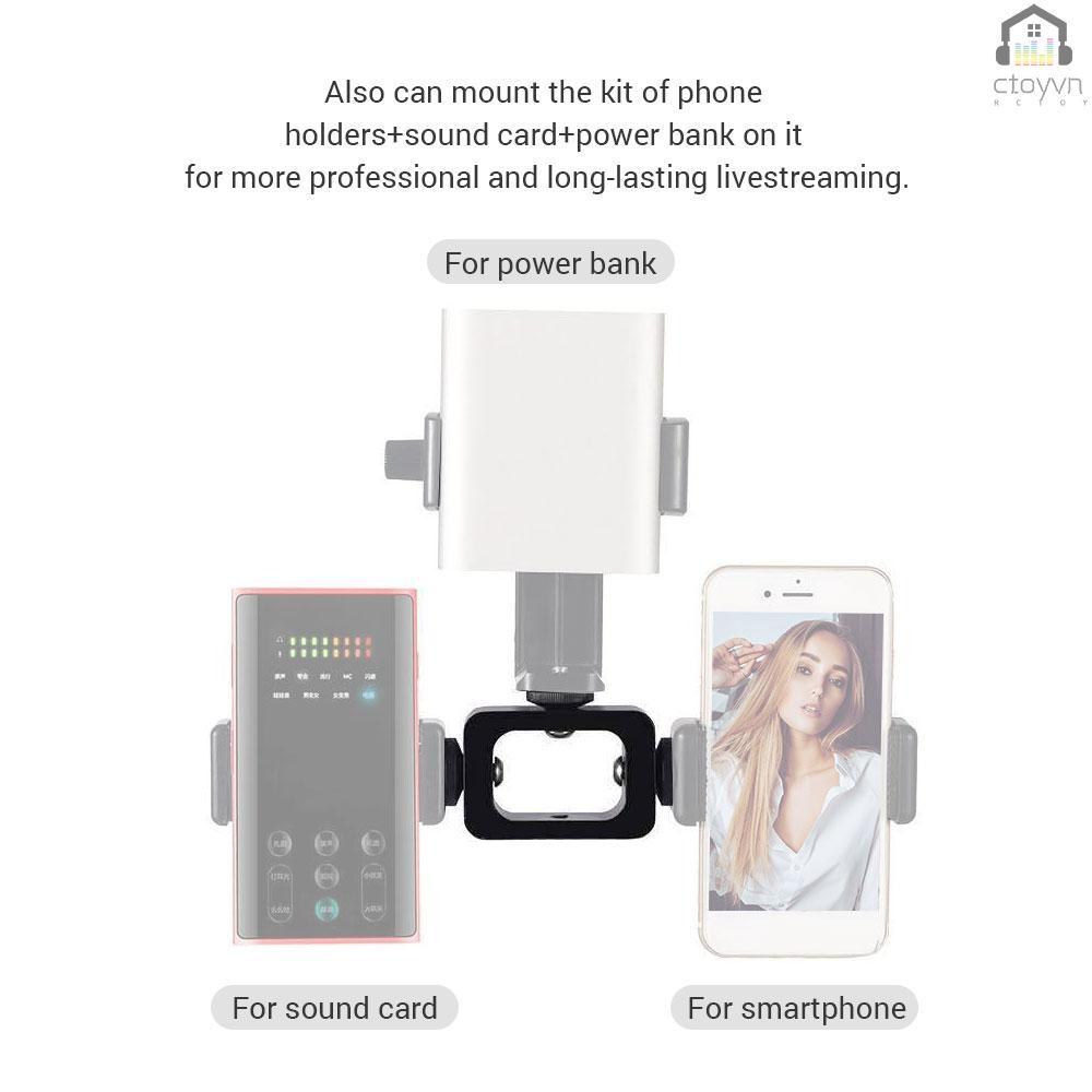 Giá đỡ kim loại mở rộng 3 chân với ốc vít 1/4 inch hỗ trợ live stream