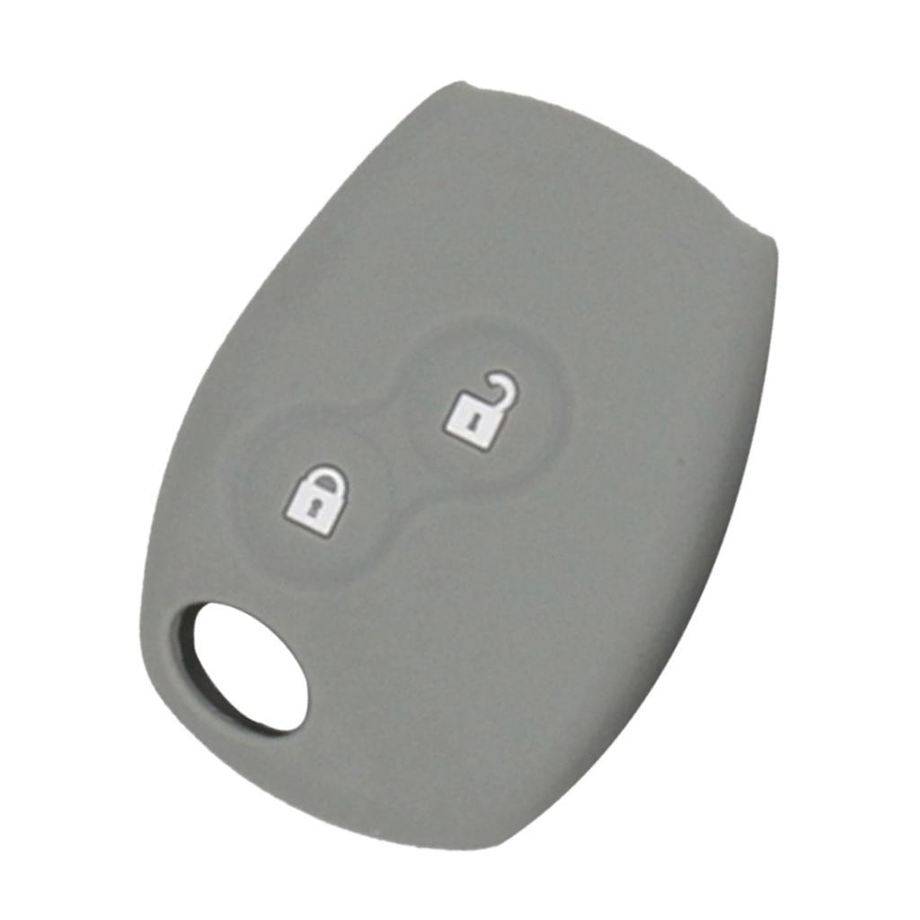 Key Fob 2 Buttons Silicone Protector Cover Case For
