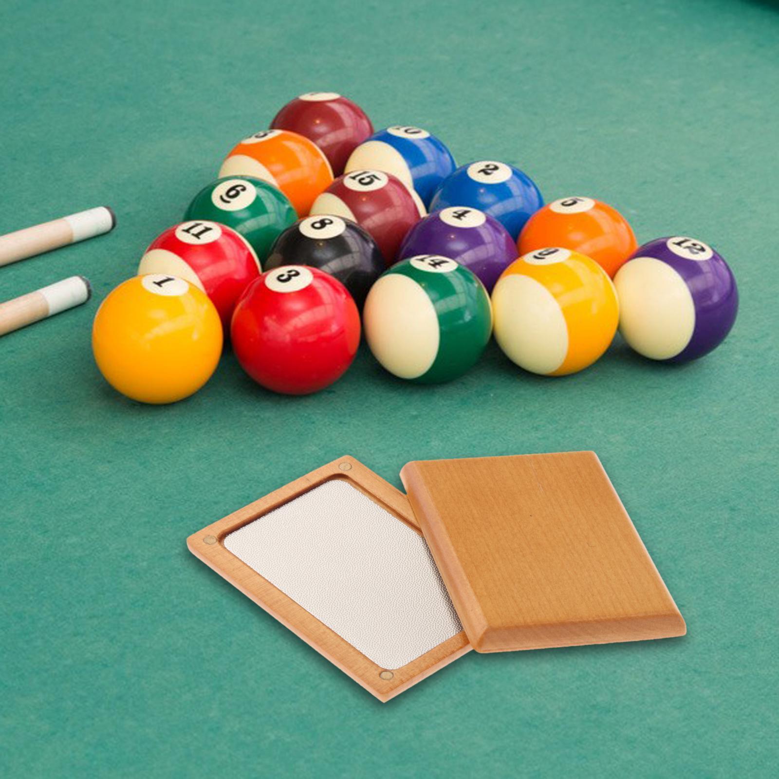 Portable Pool Tip Repair Tool Burnisher Scuffer Accessory