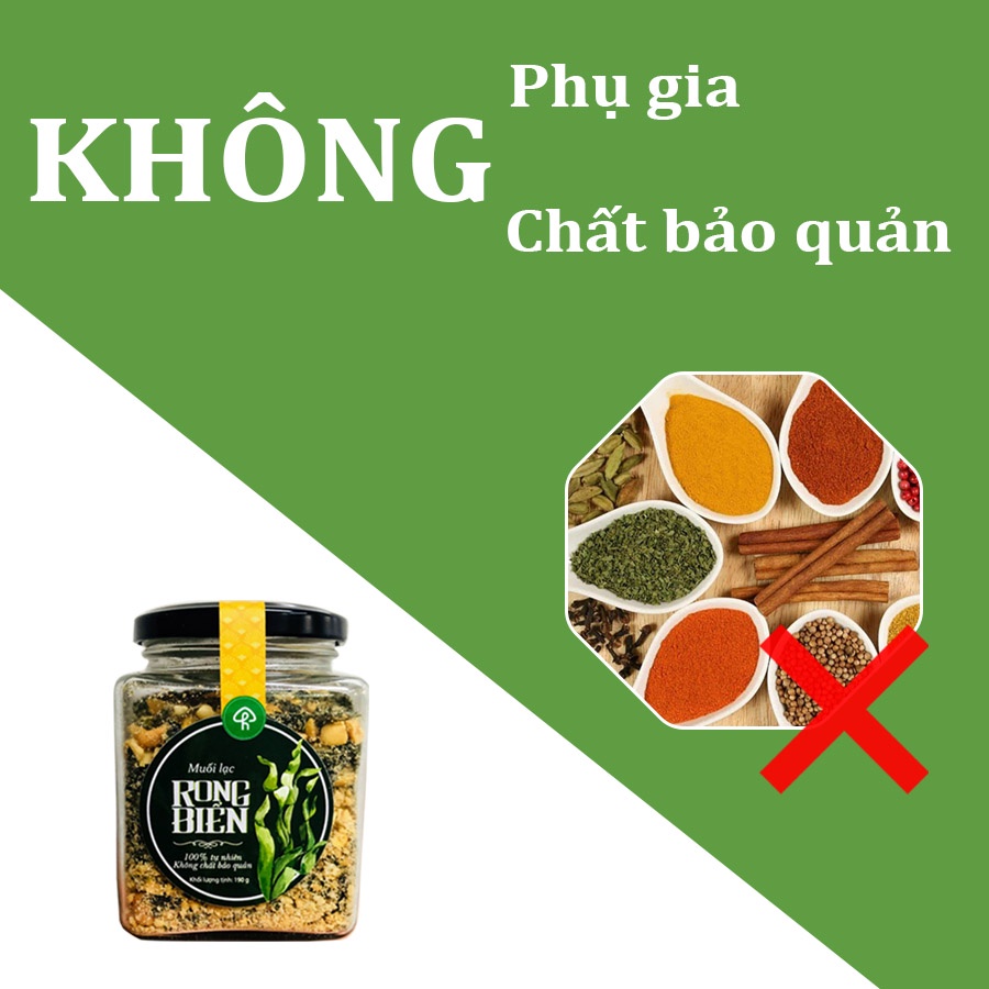 Muối Lạc Rong Biển 190g
