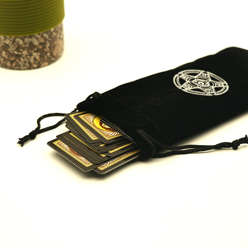 Combo Bộ Bài Del Fuego Tarot New Cao Cấp và Túi Nhung Đựng Tarot và Khăn Trải Bàn Tarot