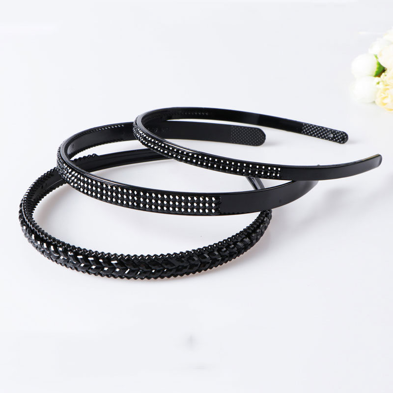 Cài tóc nam nữ dán hạt nhựa
