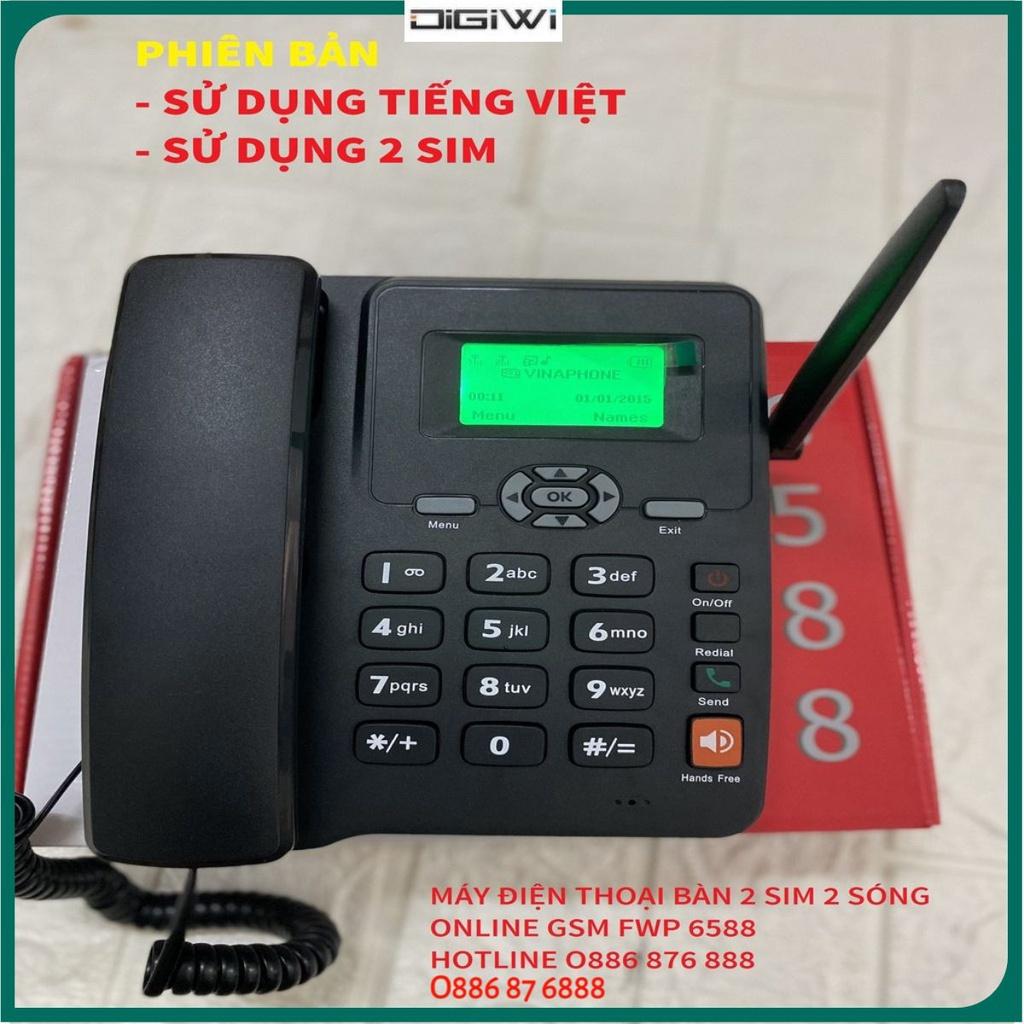 ️ Điện Thoại Để Bàn ️ Lắp Mọi Loại Sim Di Động, GPhone, HomePhone - Loại 1 Sim và 2 Sim Mã Huawei ETS 6588