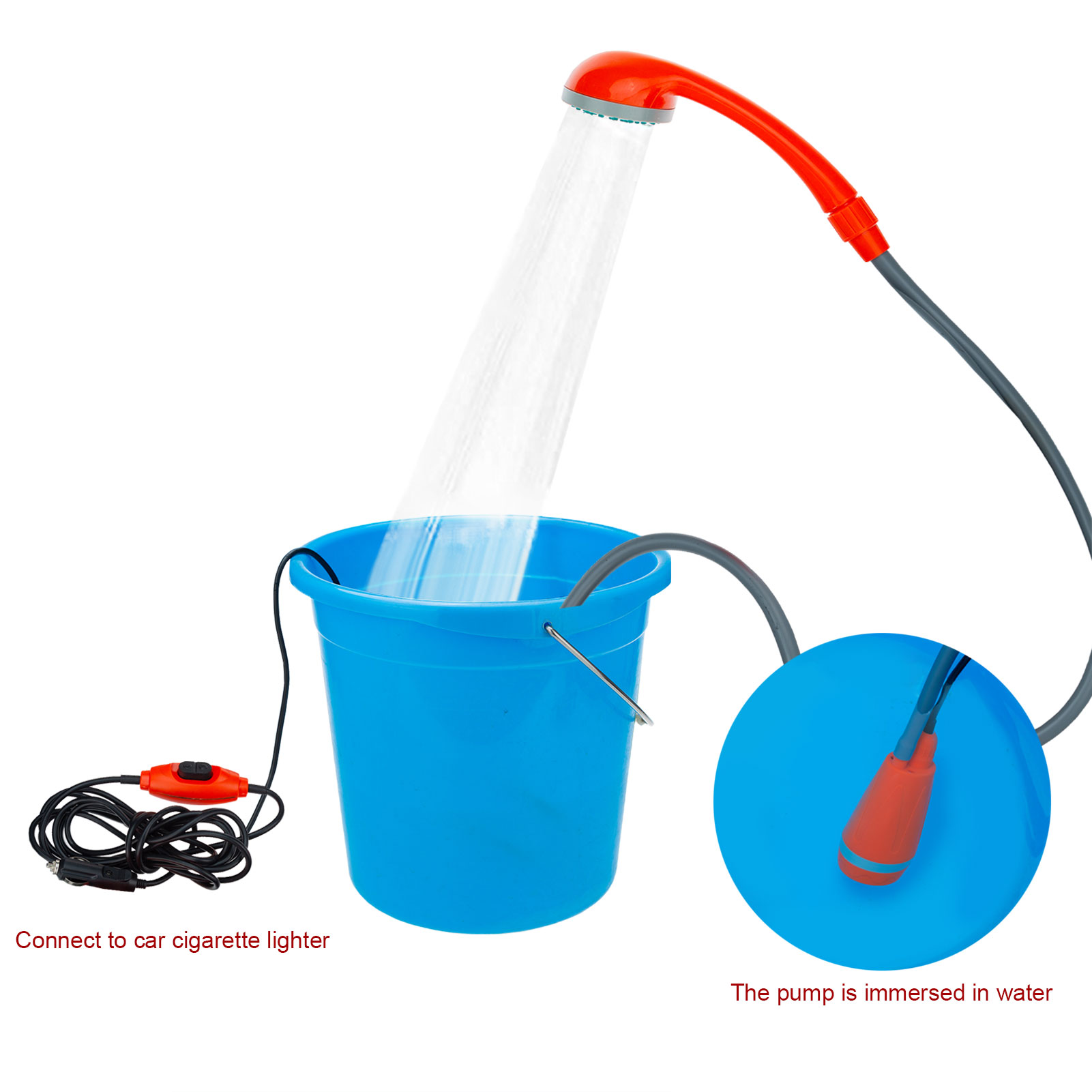 Vòi Sen Di Động Với Máy Bơm Nước Cho Thú Cưng Đi Du Lịch