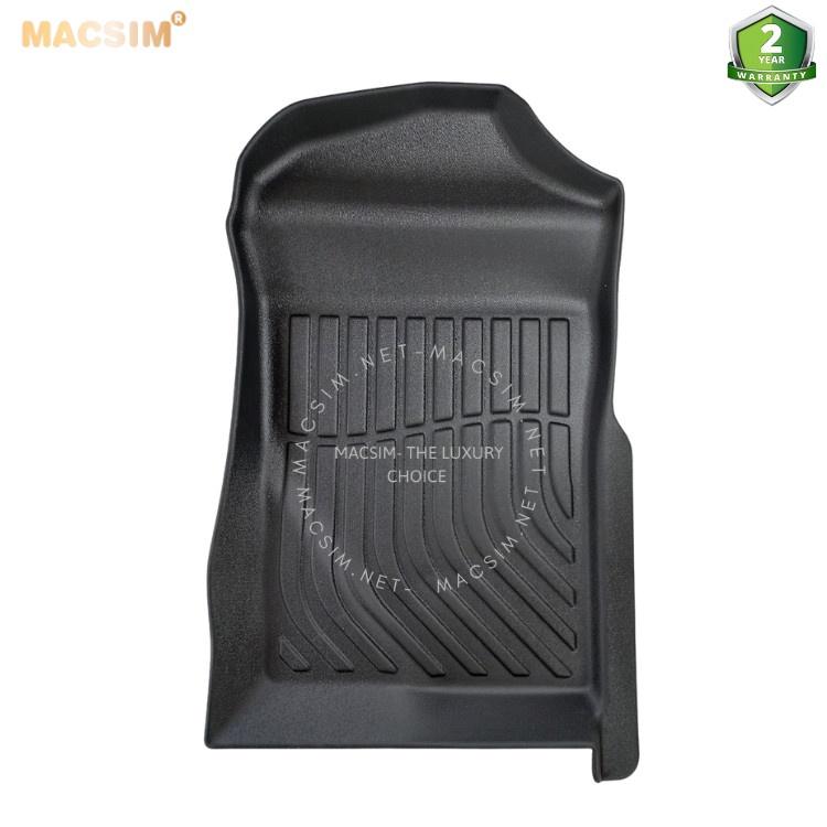 Thảm lót sàn xe ô tô Ford Ranger Raptor 2023 Nhãn hiệu Macsim chất liệu nhựa TPE cao cấp màu đen