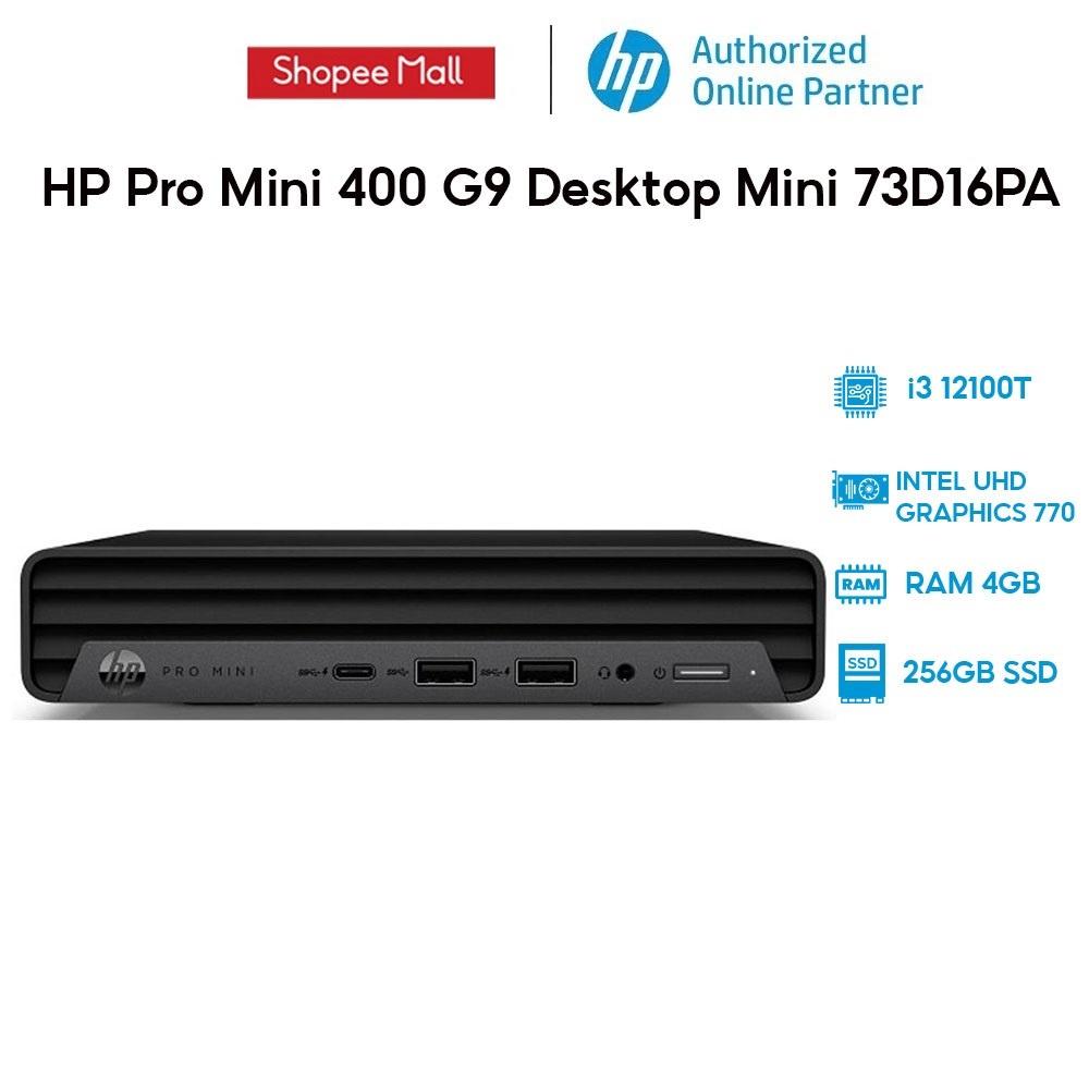 PC HP Pro Mini 400 G9 Desktop Mini 73D16PA (i3 12100T | 4GB | 256GB | Intel UHD Graphics 770 |Mouse &amp; Keyboard) Hàng chính hãng