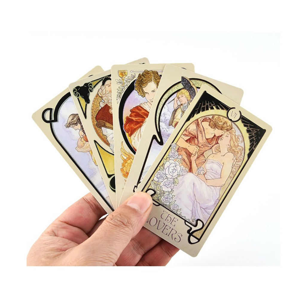 Bài Tarot Ethereal Visions Illuminated  Tarot Tặng Đá Thanh Tẩy