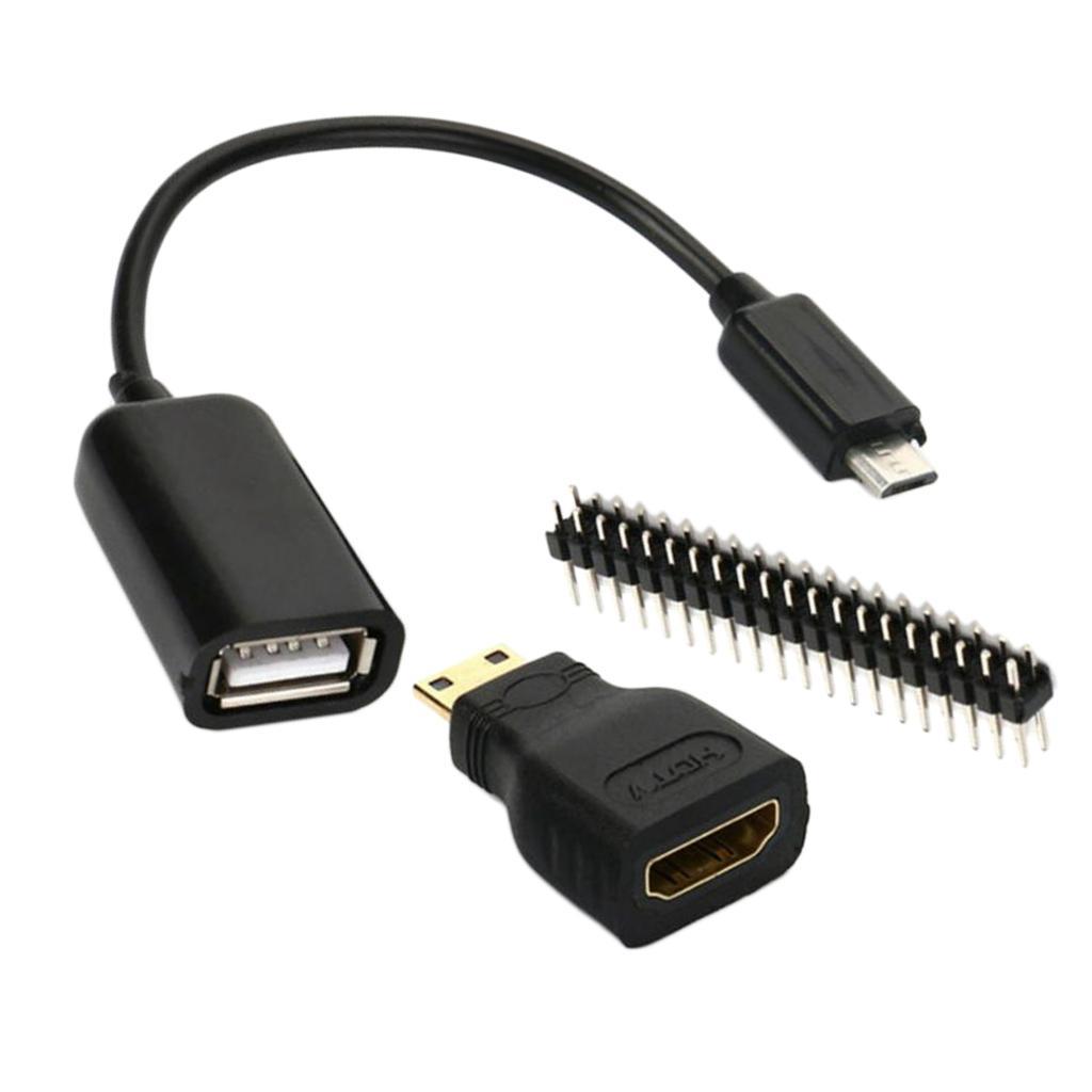 Mini- Male To   Female Micro USB GPIO For