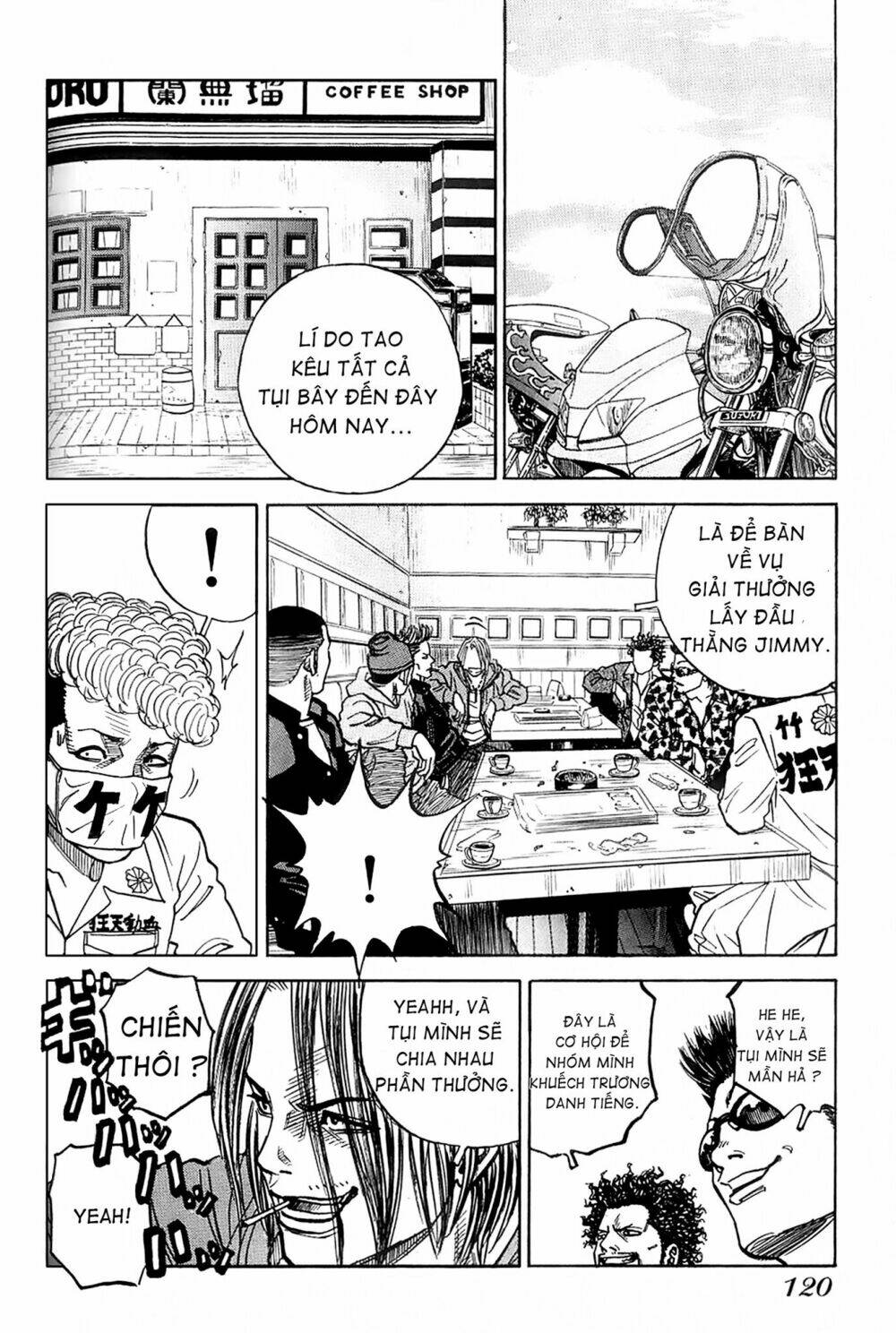 gang king-băng đảng học đường chapter 13 3