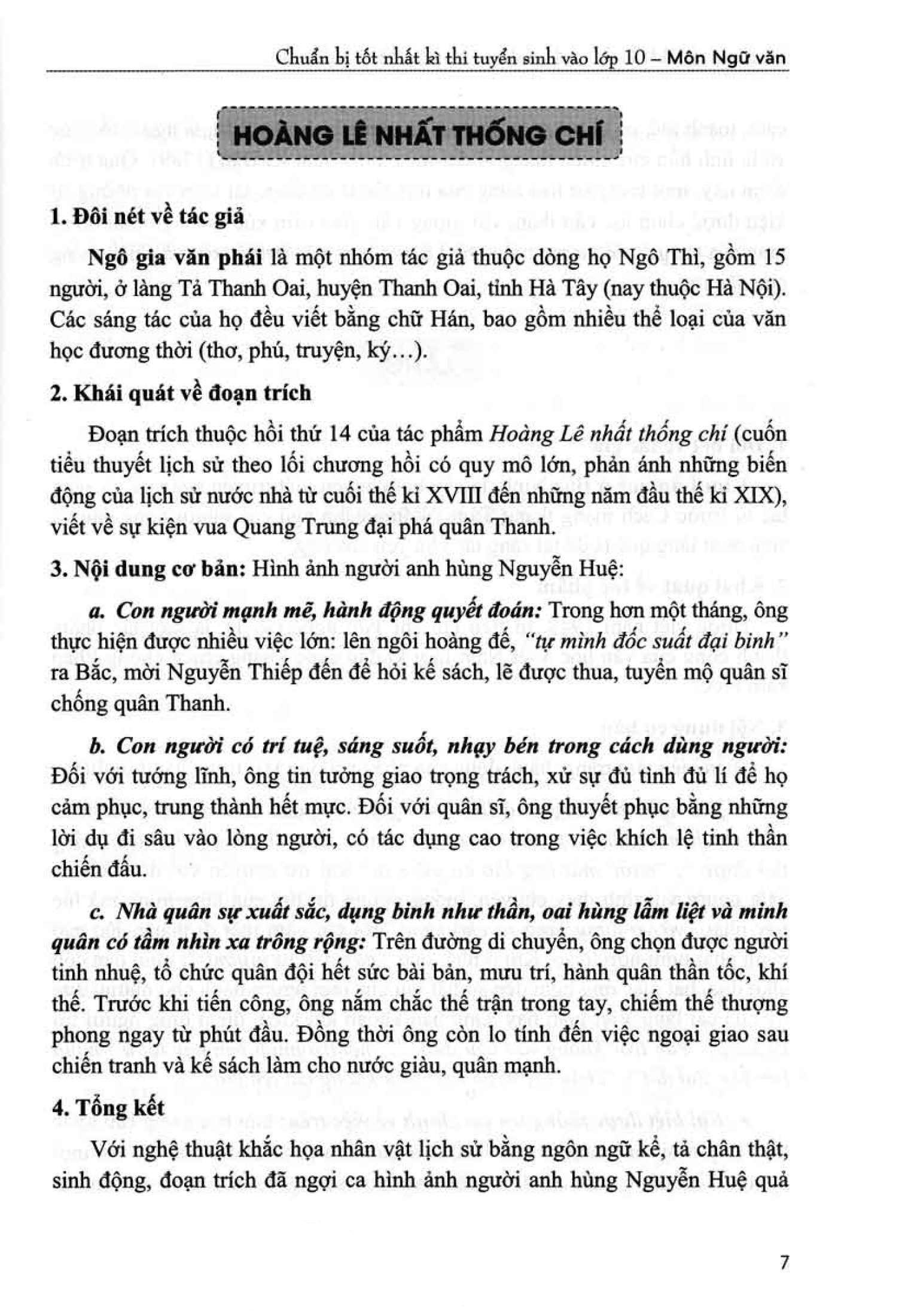 Chuẩn Bị Tốt Nhất Kỳ Thi Tuyển Sinh Vào Lớp 10 Môn Ngữ Văn