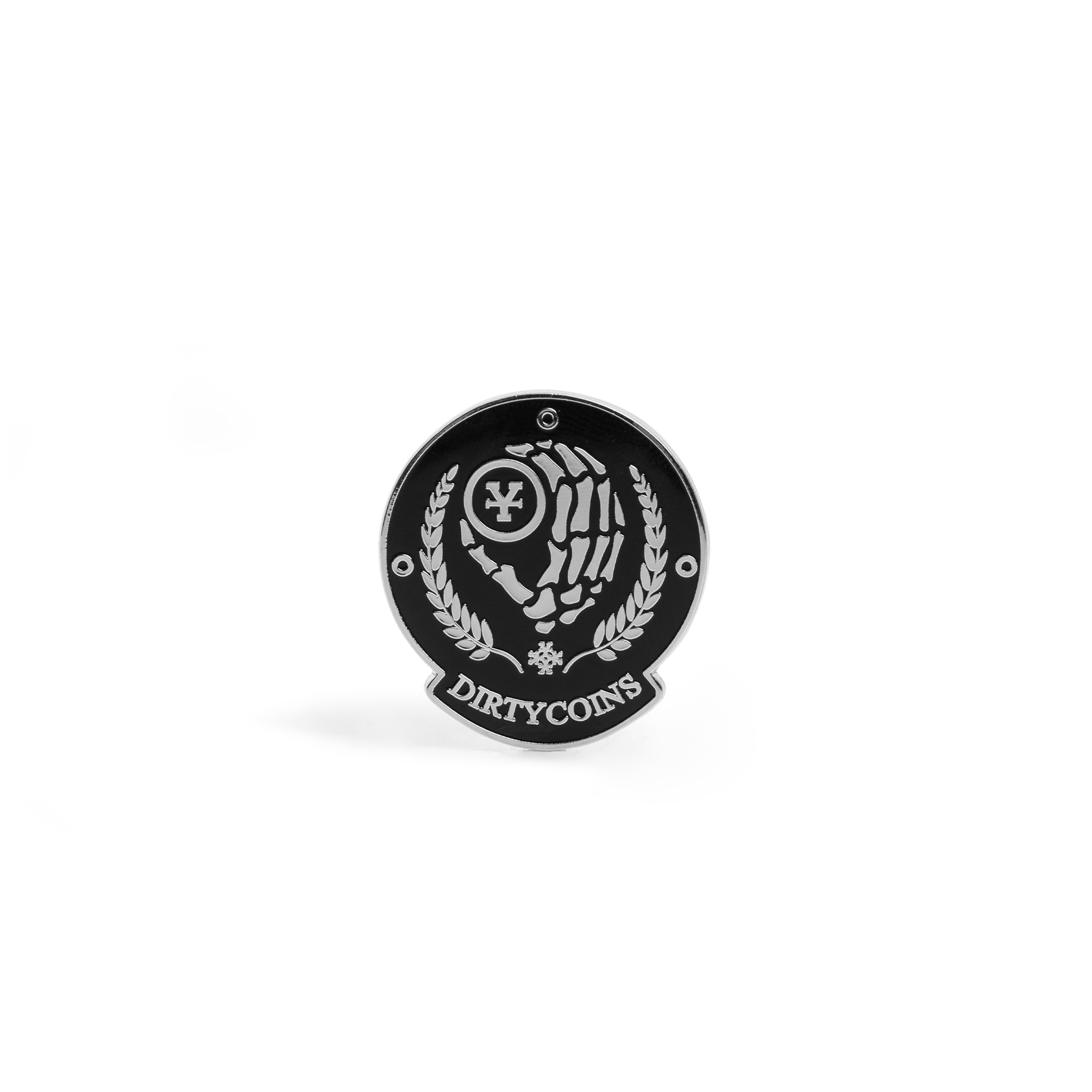 Huy hiệu DirtyCoins Wreath Logo Pin