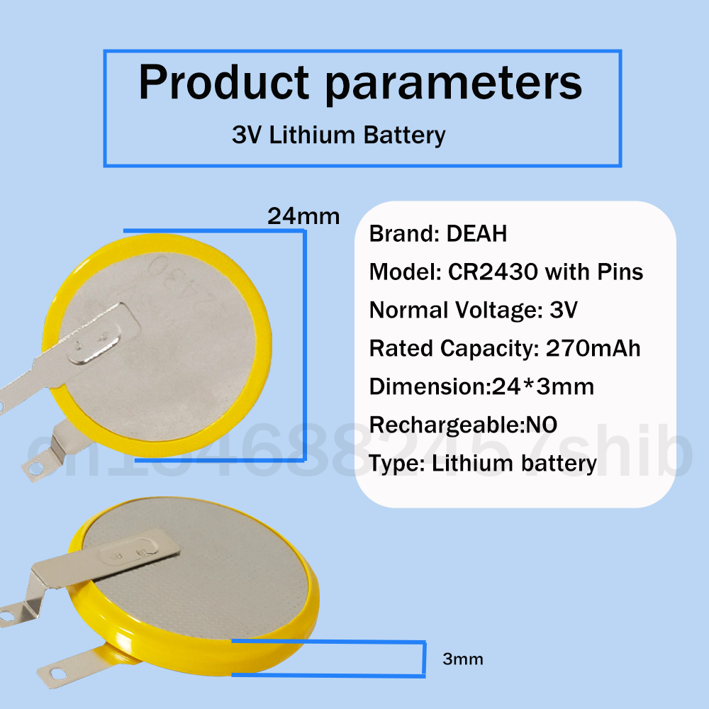 2-10 chiếc CR2430 CR 2430 Pin Lithium 3V Với 2 Chân Hàn Cho Bo Mạch Chủ Máy Tính Đồng Hồ Cân Đồng Hồ Nút Đồng Xu tế bào màu sắc: 10 chiếc