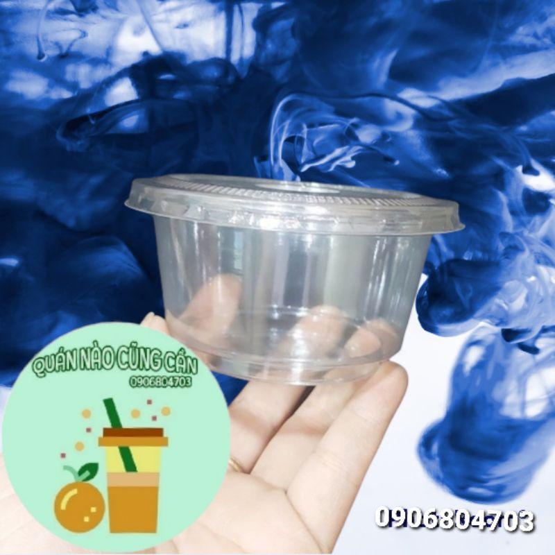 50 ly kem 300ml không nắp ly pet dày loại tốt chịu được nhiệt đựng kem, đưng topping