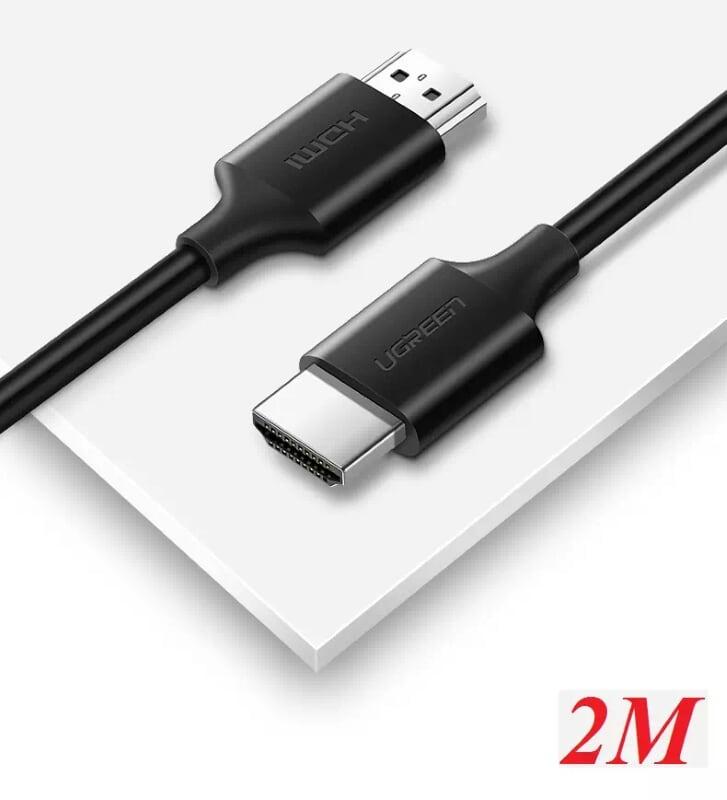 Ugreen UG60175HD134TK 2M màu đen Cáp tín hiệu HDMI 2.0 hỗ trợ 4K2K Đồng 100% - HÀNG CHÍNH HÃNG