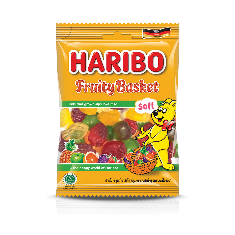 [Giao Nhanh HCM] Kẹo dẻo Haribo Fruity basket 80g